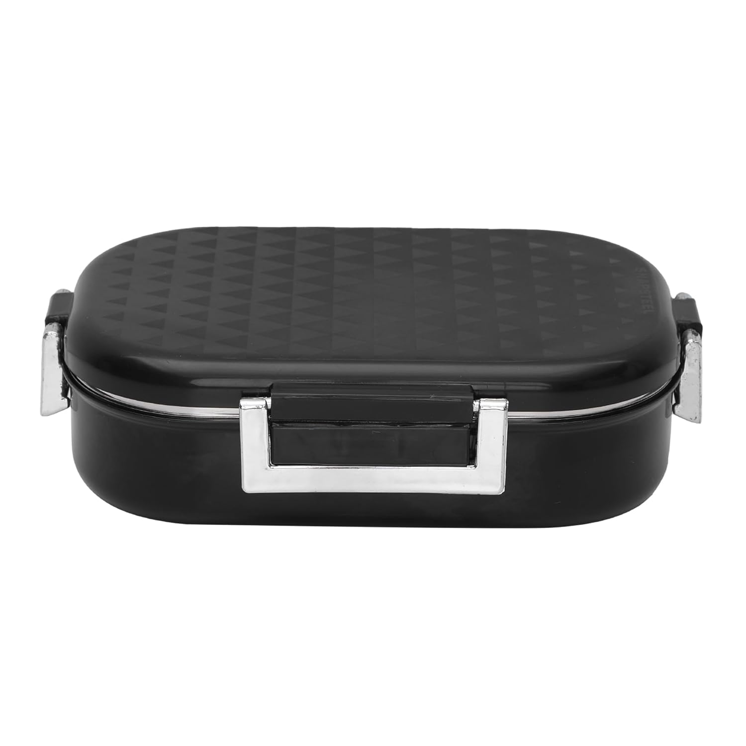 JAYPEE Stainless Steel Insulated Lunch Box Snapsteel Black, 650 ml, Airtight Tiffin Box for School Kids Stainless Steel Inner |Food Grade | BPA Free